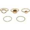URBAN CLASSICS 5-Pack - Ring - Gold-Coloured -Urban Classics 0110b7fac03145ee86f5ce5ac1d82dd6