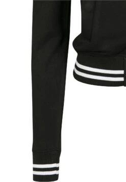 URBAN CLASSICS Sweater Met Rits - Black/White -Urban Classics 01d119b7a68f491e849de0074941a5b9