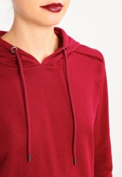 URBAN CLASSICS Cropped Terry Hoody - Hoodie - Burgundy -Urban Classics 039a8367555c47cba0ae0f20066ff1ac