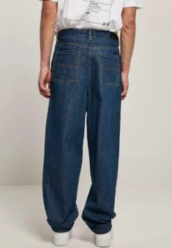 URBAN CLASSICS Relaxed Fit Jeans - Mid Indigo Washed -Urban Classics 0566bf80c4574575933119322ce0c20b