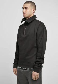 URBAN CLASSICS Big Troyer - Sweater - Black -Urban Classics 06a2455fbcfe42b6af4e3df508f16925