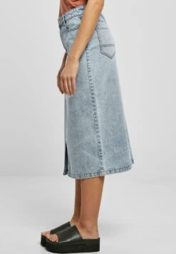 URBAN CLASSICS Kokerrok - Tinted Lightblue Washed -Urban Classics 07beb9489e6c4766b1d651b1491eb874