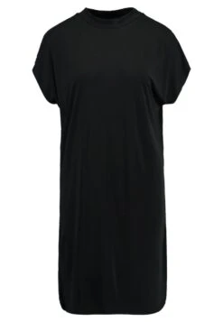 URBAN CLASSICS Ladies Dress - Jerseyjurk - Black -Urban Classics 09acdb1e114345f0bced55e070b232eb