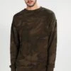 URBAN CLASSICS Camo - Sweater - Olive -Urban Classics 0b59c999e8174cbd89c60c5e6084ad7e