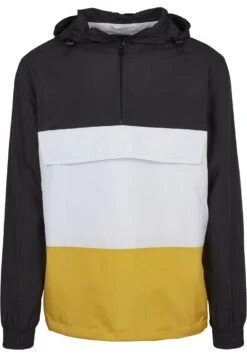 URBAN CLASSICS Lichte Jas - Blk/Chromeyellow/Wht -Urban Classics 0be071b3fa704021877371b29f826df7