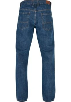 URBAN CLASSICS Straight Leg- Straight Leg Jeans - Mid Indigo Washed -Urban Classics 0c8249d6c5b54864852dde810bb092c6