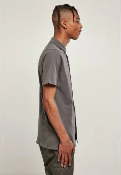 URBAN CLASSICS Knitted Shirt - Overhemd - Darkshadow -Urban Classics 0dcf48f57b9f4c7891d69ab6f8a0ef06