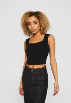URBAN CLASSICS Short Corsage - Top - Black -Urban Classics 0dffe2ed82e94c7c96f6622693440476