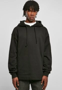 URBAN CLASSICS Big - Hoodie - Black