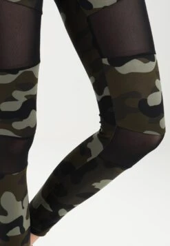 URBAN CLASSICS Tech - Legging - Wood/Black -Urban Classics 1011d16b6c414975a2289d9eb910f295