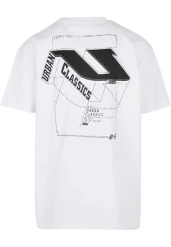 URBAN CLASSICS Constructed - T-Shirt Print - White -Urban Classics 10848fa87d9e4f49a5913c7a2aafa528