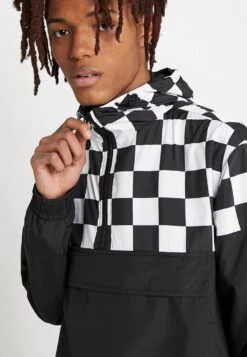 URBAN CLASSICS Check Pull Over Jacket - Windjack - Black/Chess 11 URBAN CLASSICS Check Pull Over Jacket - Windjack - Black/Chess -Urban Classics 1171a9453ea44d898d27f86b7a843fc5