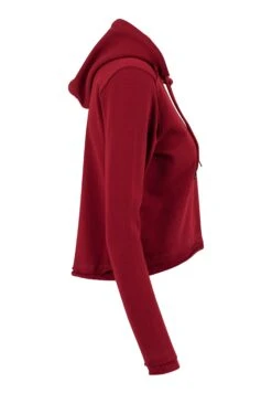 URBAN CLASSICS Cropped Terry Hoody - Hoodie - Burgundy -Urban Classics 12165b40b97f4d1d89509dbfb71dd5e2