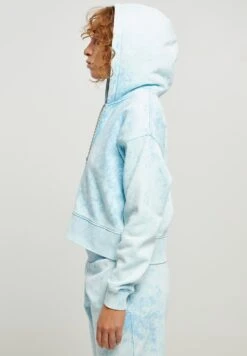 URBAN CLASSICS Towel Washed - Sweater Met Rits - Balticblue -Urban Classics 130b97f7c1294c2aac767051881abfd8