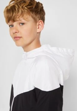 URBAN CLASSICS Unisex Arrow- Jas - White Black -Urban Classics 13c1c2e0517f41fca5d16d70ec84d0e8