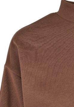 URBAN CLASSICS Oversized High Neck Crew - Sweater - Bark -Urban Classics 14b6a48d772f400aa64172633049cf19