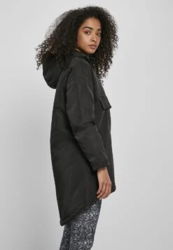 URBAN CLASSICS Ladies Long Oversized Pull Over Jacket - Halflange Jas - Black 15 URBAN CLASSICS Ladies Long Oversized Pull Over Jacket - Halflange Jas - Black -Urban Classics 14bb8257cd6c4d66a5cee666d87e2f57