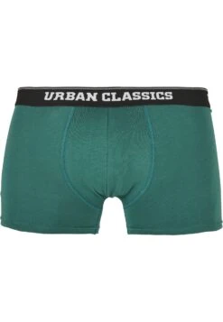URBAN CLASSICS Organic3-Pack - Onderbroeken - Pinstripe Aop/Black/Treegreen -Urban Classics 14c90acfef4b437d9a4076eff69fb819