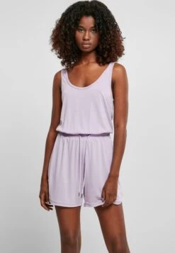 URBAN CLASSICS Ladies Short Sleeveless Modal Jumpsuit - Jumpsuit - Lilac