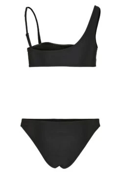 URBAN CLASSICS Ladies Recycled Asymmetric Tank Top Bikini - Bikini - Black -Urban Classics 15a14b2658b946ebb61cf5f130f5e432