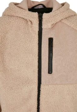 URBAN CLASSICS Sherpa - Jas - Darksand -Urban Classics 168f3012b6d04a83a680fc729faefa7f