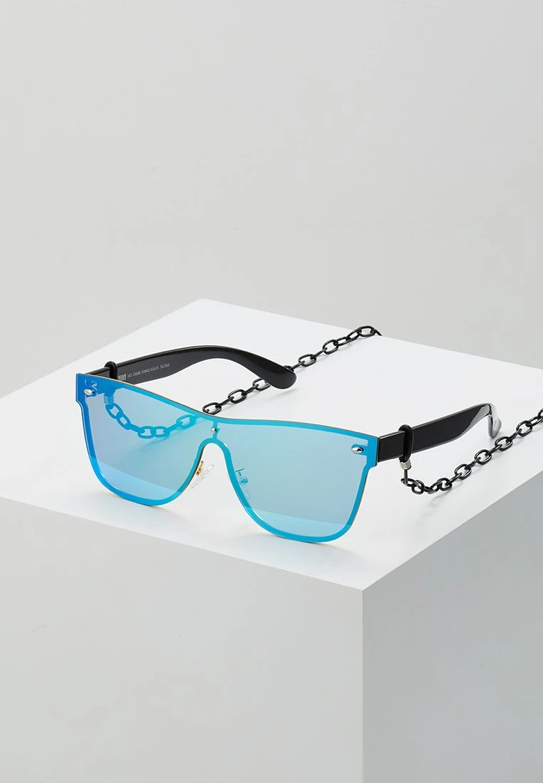 URBAN CLASSICS Sunglasses - Zonnebril - Black/Blue 3 URBAN CLASSICS Sunglasses - Zonnebril - Black/Blue