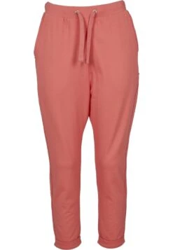 URBAN CLASSICS Ladies Open Edge Terry Turn Up Pants - Trainingsbroek - Coral -Urban Classics 191784d2688140ce989fe95aa2c5590f