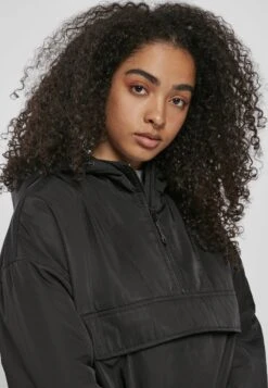 URBAN CLASSICS Ladies Long Oversized Pull Over Jacket - Halflange Jas - Black 16 URBAN CLASSICS Ladies Long Oversized Pull Over Jacket - Halflange Jas - Black -Urban Classics 1ab0ade7d15144d48a1396c5f59711f6