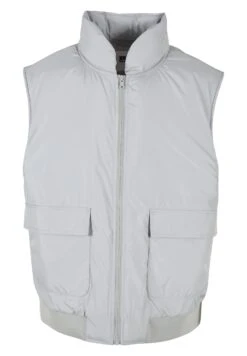 URBAN CLASSICS Clean Puffer - Bodywarmer - Lightasphalt -Urban Classics 1c503f45a3b04f968cfc49fd1cc4a235