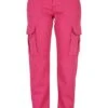 URBAN CLASSICS Twill Utility- Cargobroek - Hibiskus Pink -Urban Classics 1df0c3b17be54af5b46b265deec94f45