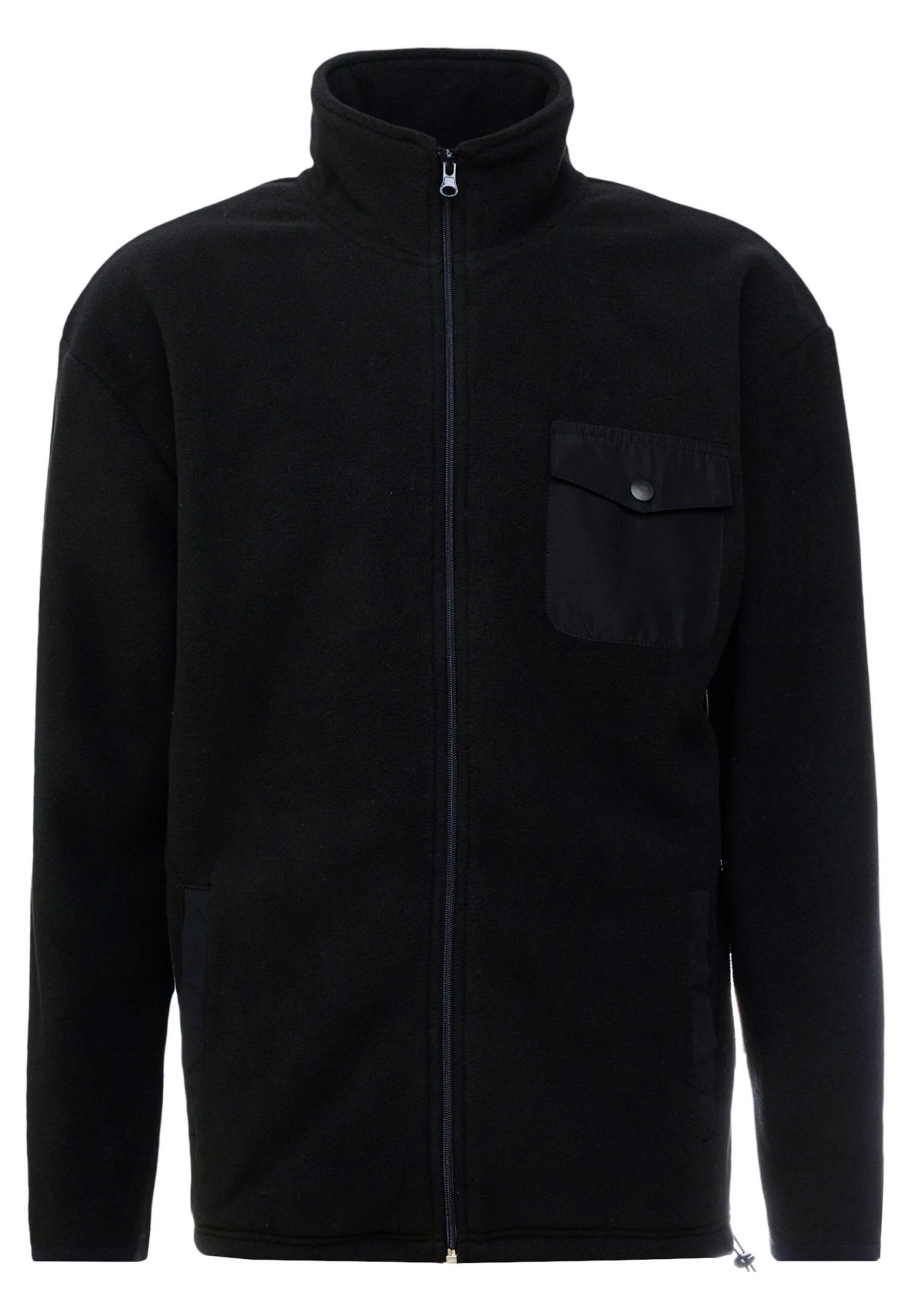 URBAN CLASSICS Polar Track Jacket - Fleecejas - Black 7 URBAN CLASSICS Polar Track Jacket - Fleecejas - Black - Afbeelding 5