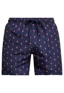 URBAN CLASSICS Pattern - Zwemshorts - Dark Blue/Pink -Urban Classics 2183d319d7054c74a1342df2612b2923