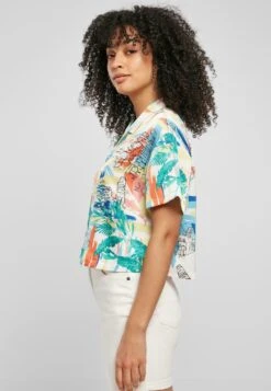 URBAN CLASSICS Overhemdblouse - Softyellowvacation -Urban Classics 21ba7e97a4c5485c876f1734a6f976e6