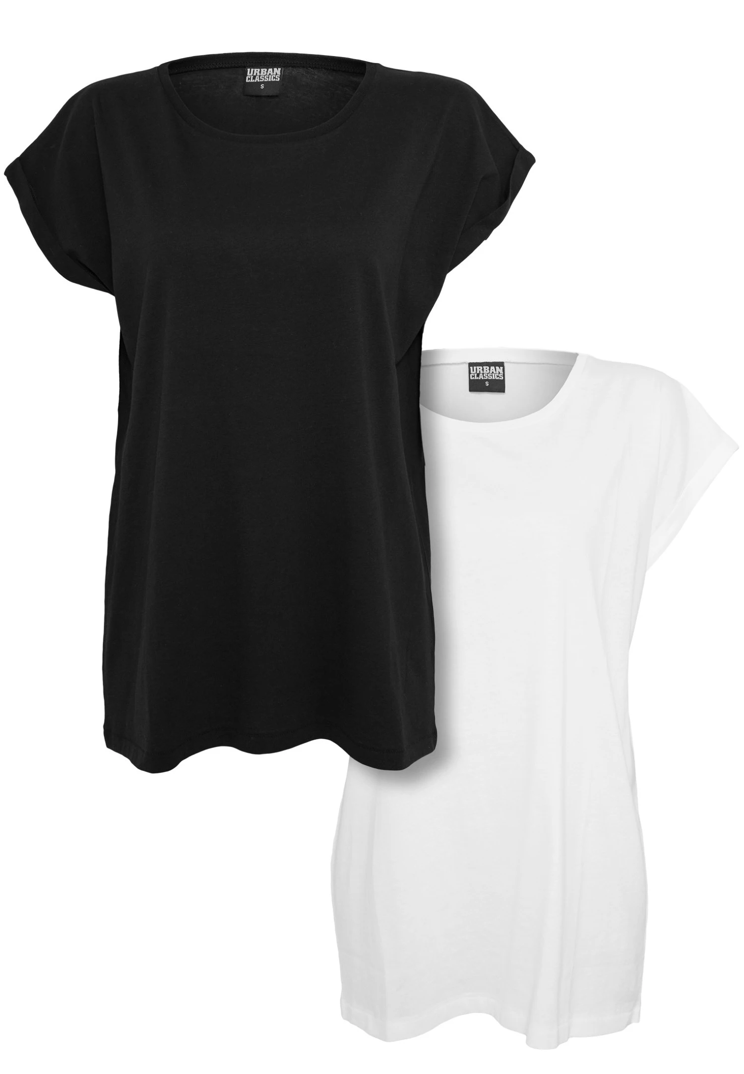 URBAN CLASSICS T-Shirt Basic - Black/White 7 URBAN CLASSICS T-Shirt Basic - Black/White - Afbeelding 5