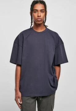URBAN CLASSICS Ultra Heavy Oversized- T-Shirt Basic - Midnightnavy