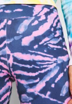 URBAN CLASSICS Ladies Tie Dye Cycling - Shorts - Darkshadow/Pink -Urban Classics 254dd672aed84d1b9cf9a443e5480c18