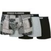 URBAN CLASSICS Organic3-Pack - Onderbroeken - Bandana Grey/Grey/Black -Urban Classics 254f3bd470ab4363964bfd2ed89c167a
