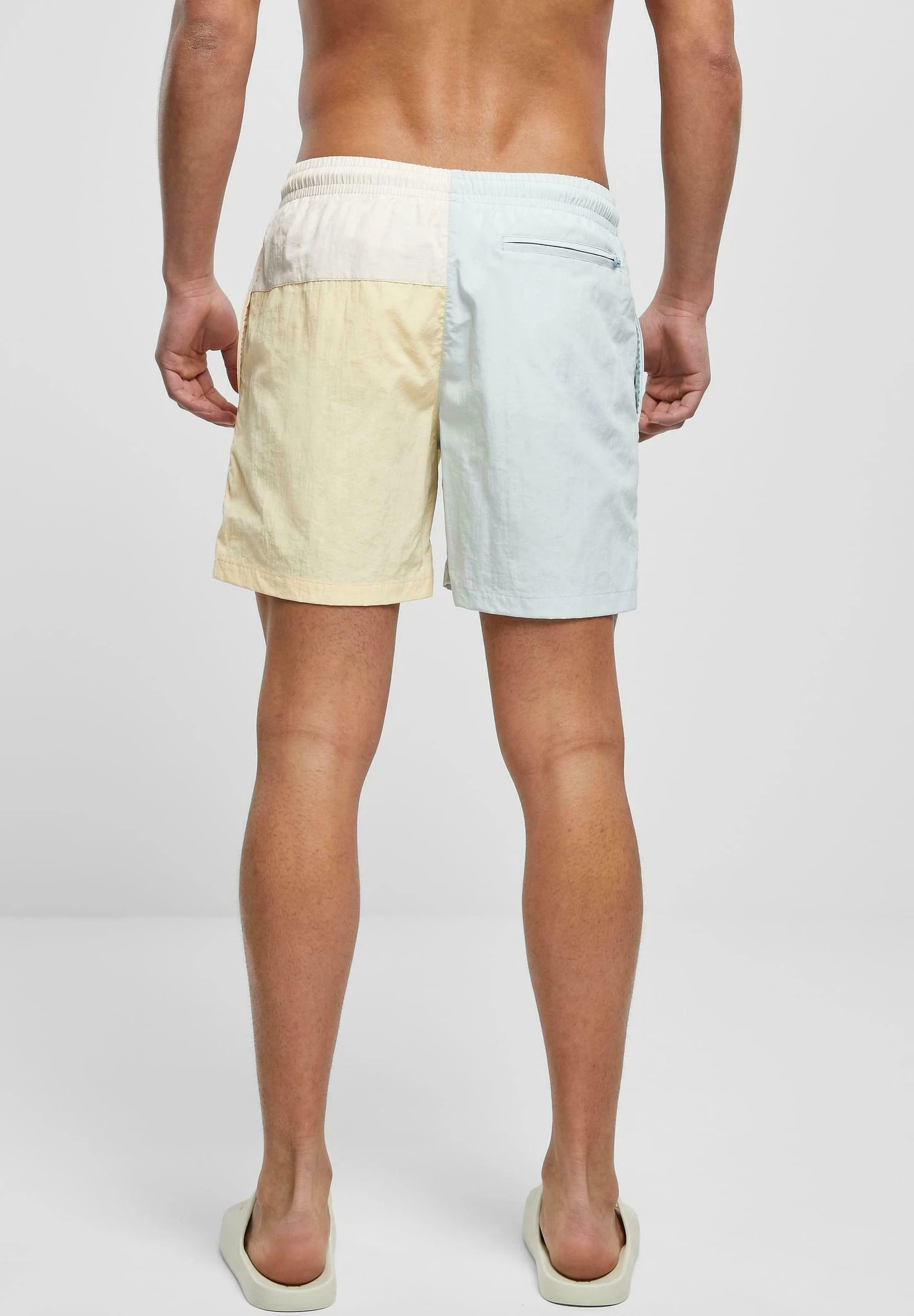 URBAN CLASSICS 3 Block - Zwemshorts - Pastelcream 5 URBAN CLASSICS 3 Block - Zwemshorts - Pastelcream - Afbeelding 3