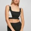 URBAN CLASSICS Bustier - Black White