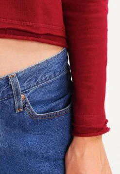 URBAN CLASSICS Cropped Terry Hoody - Hoodie - Burgundy -Urban Classics 2658932dc160412dbc7e597e6fd53983