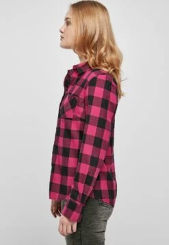 URBAN CLASSICS Overhemdblouse - Wildviolet Black -Urban Classics 267762665f204d768d7c921a945f504a
