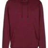 URBAN CLASSICS Blank Hoody - Hoodie - Burgundy
