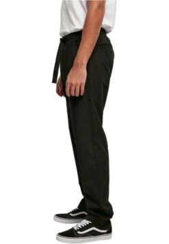 URBAN CLASSICS Straight Leg Chino With Belt - Chino - Black -Urban Classics 287a04b00b694ba5b21387daadd84a89
