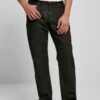 URBAN CLASSICS Straight Slit Jeans - Straight Leg Jeans - Black Raw -Urban Classics 289a073090e54a1b999dfef13cb6e836