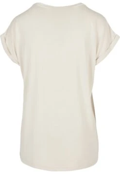 URBAN CLASSICS Ladies Modal Extended Shoulder Tee - T-Shirt Basic - Whitesand -Urban Classics 2951e032283441e292904a8c2e1171e1