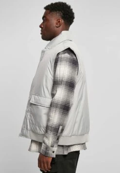 URBAN CLASSICS Clean Puffer - Bodywarmer - Lightasphalt -Urban Classics 297826d409794d6594f1a13b868af3a0