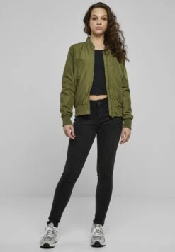 URBAN CLASSICS Bomberjacks - Olive -Urban Classics 299e9a26e58e4752b3b47ffca1623df9