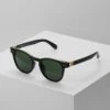 URBAN CLASSICS Sunglasses Italy With Chain - Zonnebril - Black/Gold-Coloured