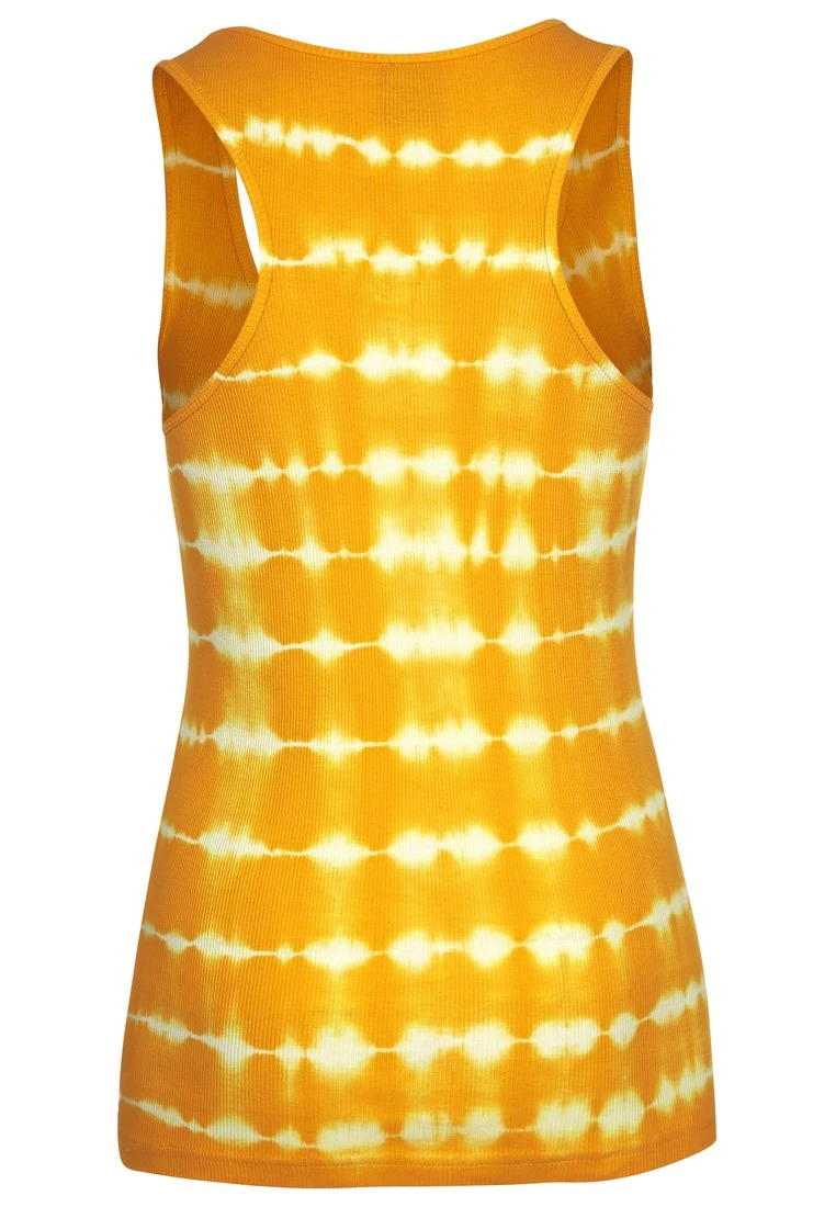 URBAN CLASSICS Ladies Batik Tanktop - Top - White/Orange 4 URBAN CLASSICS Ladies Batik Tanktop - Top - White/Orange - Afbeelding 2