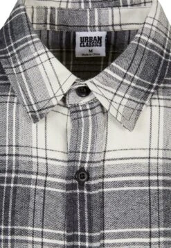 URBAN CLASSICS Mock Check - Overhemd - Whitesand Black 18 URBAN CLASSICS Mock Check - Overhemd - Whitesand Black -Urban Classics 2bc599168de04e04adf7610a35c9d551
